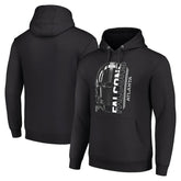 Atlanta Falcons Starter Unisex Half Helmet Logo Pullover Hoodie - Black - NFL