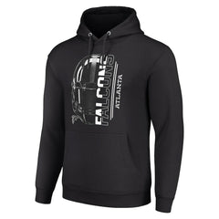 Atlanta Falcons Starter Unisex Half Helmet Logo Pullover Hoodie - Black - NFL