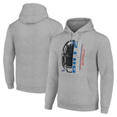 Buffalo Bills Starter Unisex Half Helmet Logo Pullover Hoodie - Heather Gray - NFL