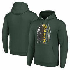 Green Bay Packers Starter Unisex Half Helmet Logo Pullover Hoodie - Green - NFL