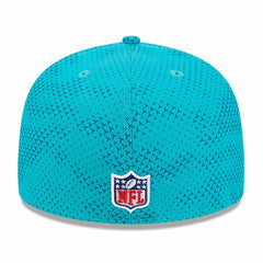 Miami Dolphins New Era 2024 Sideline 59FIFTY Fitted Hat - Aqua - NFL