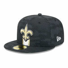 New Orleans Saints New Era 2024 Sideline 59FIFTY Fitted Hat - Black - NFL