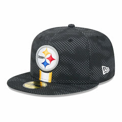 Pittsburgh Steelers New Era 2024 Sideline 59FIFTY Fitted Hat - Black - NFL