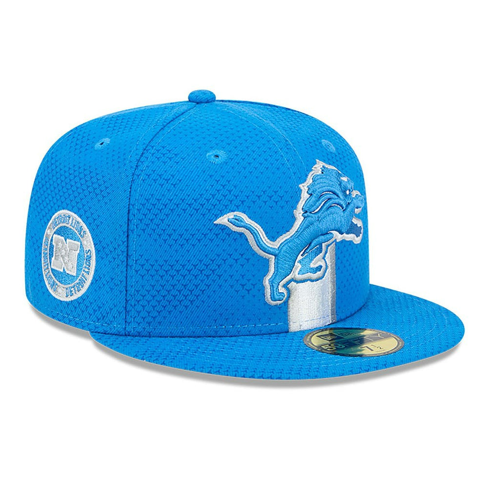 Detroit Lions New Era 2024 Sideline 59FIFTY Fitted Hat - Blue - NFL