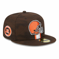 Cleveland Browns New Era 2024 Sideline 59FIFTY Fitted Hat - Brown - NFL