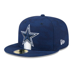 Dallas Cowboys New Era 2024 Sideline 59FIFTY Fitted Hat - Navy - NFL
