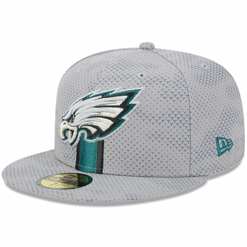 Philadelphia Eagles New Era 2024 Sideline 59FIFTY Fitted Hat - Gray - NFL