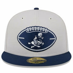 Dallas Cowboys New Era 2024 Sideline Historic 59FIFTY Fitted Hat - Stone/Navy - NFL