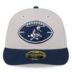 Dallas Cowboys New Era Male 2024 Sideline Historic Low Profile 59FIFTY Fitted Hat - Stone/Navy - NFL