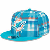 Miami Dolphins New Era 2024 Sideline Statement 9FIFTY Snapback Hat - Aqua - NFL