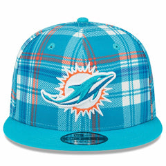 Miami Dolphins New Era 2024 Sideline Statement 9FIFTY Snapback Hat - Aqua - NFL