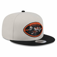 Cincinnati Bengals New Era 2024 Sideline Historic 9FIFTY Snapback Hat - Stone/Black - NFL