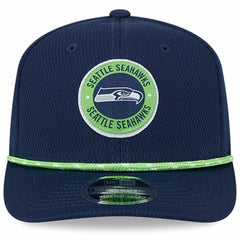 Seattle Seahawks New Era 2024 Sideline 9SEVENTY Stretch-Snap Hat - College Navy - NFL