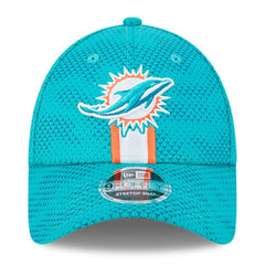 Miami Dolphins New Era 2024 Sideline 9FORTY Stretch-Snap Hat - Aqua - NFL