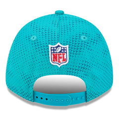 Miami Dolphins New Era 2024 Sideline 9FORTY Stretch-Snap Hat - Aqua - NFL
