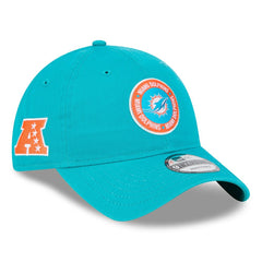 Miami Dolphins New Era 2024 Sideline 9TWENTY Adjustable Hat - Aqua - NFL