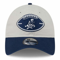 Dallas Cowboys New Era 2024 Sideline Historic 9TWENTY Adjustable Hat - Stone/Navy - NFL