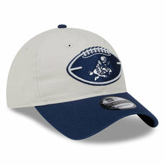 Dallas Cowboys New Era 2024 Sideline Historic 9TWENTY Adjustable Hat - Stone/Navy - NFL