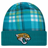 Jacksonville Jaguars New Era Sideline Statement Cuffed Knit Hat - Teal - NFL
