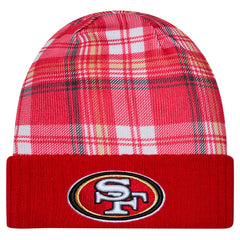 San Francisco 49ers New Era Sideline Statement Cuffed Knit Hat - Scarlet - NFL