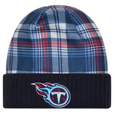 Tennessee Titans New Era Sideline Statement Cuffed Knit Hat - Navy - NFL