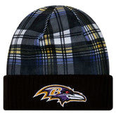 Baltimore Ravens New Era Sideline Statement Cuffed Knit Hat - Black - NFL