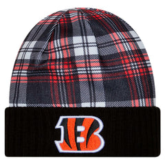 Cincinnati Bengals New Era Sideline Statement Cuffed Knit Hat - Black - NFL