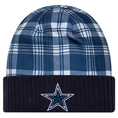 Dallas Cowboys New Era Sideline Statement Cuffed Knit Hat - Navy - NFL