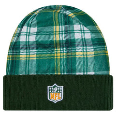 Green Bay Packers New Era Sideline Statement Cuffed Knit Hat - Green - NFL