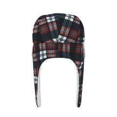 Cincinnati Bengals New Era Sideline Plaid Sherpa Trapper Hat - Black - NFL