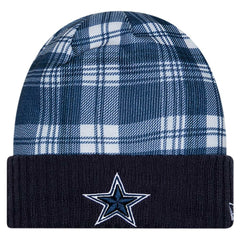 Dallas Cowboys New Era Youth Sideline Statement Cuffed Knit - Navy - NFL