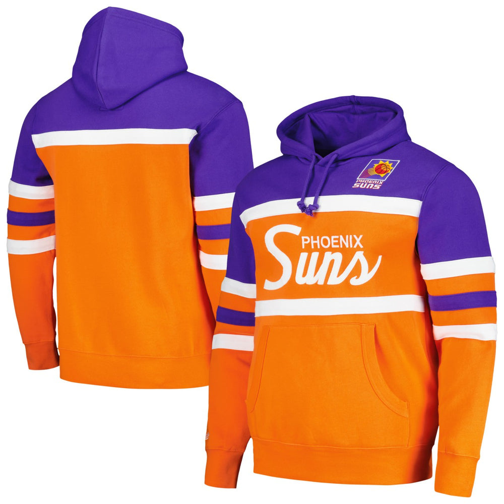 Mitchell & Ness Phoenix Suns Head Coach Pullover Hoodie Orange/Purple