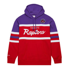 Mitchell & Ness Toronto Raptors Head Coach Pullover Hoodie Red/Purple