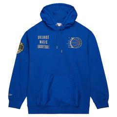 Mitchell & Ness Orlando Magic Team OG 2.0 Vintage Logo Fleece Pullover Hoodie Blue