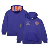 Mitchell & Ness Phoenix Suns Team OG 2.0 Vintage Logo Fleece Pullover Hoodie Purple