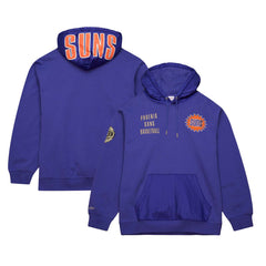 Mitchell & Ness Phoenix Suns Team OG 2.0 Vintage Logo Fleece Pullover Hoodie Purple