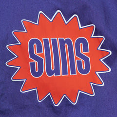 Mitchell & Ness Phoenix Suns Team OG 2.0 Vintage Logo Anorak Windbreaker Quarter-Zip Jacket Purple