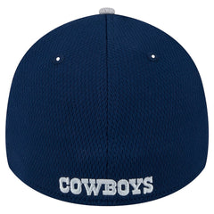 New Era Dallas Cowboys Gray Retro Joe Active Visor Trim 39THIRTY Flex Hat - NFL