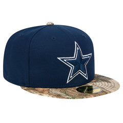 Dallas Cowboys New Era Active 59FIFTY Fitted Hat - Navy/Realtree Camo - NFL