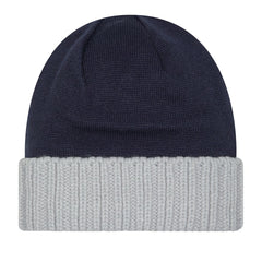 Dallas Cowboys New Era Oversize Cuffed Knit Hat - Navy/Gray - NFL
