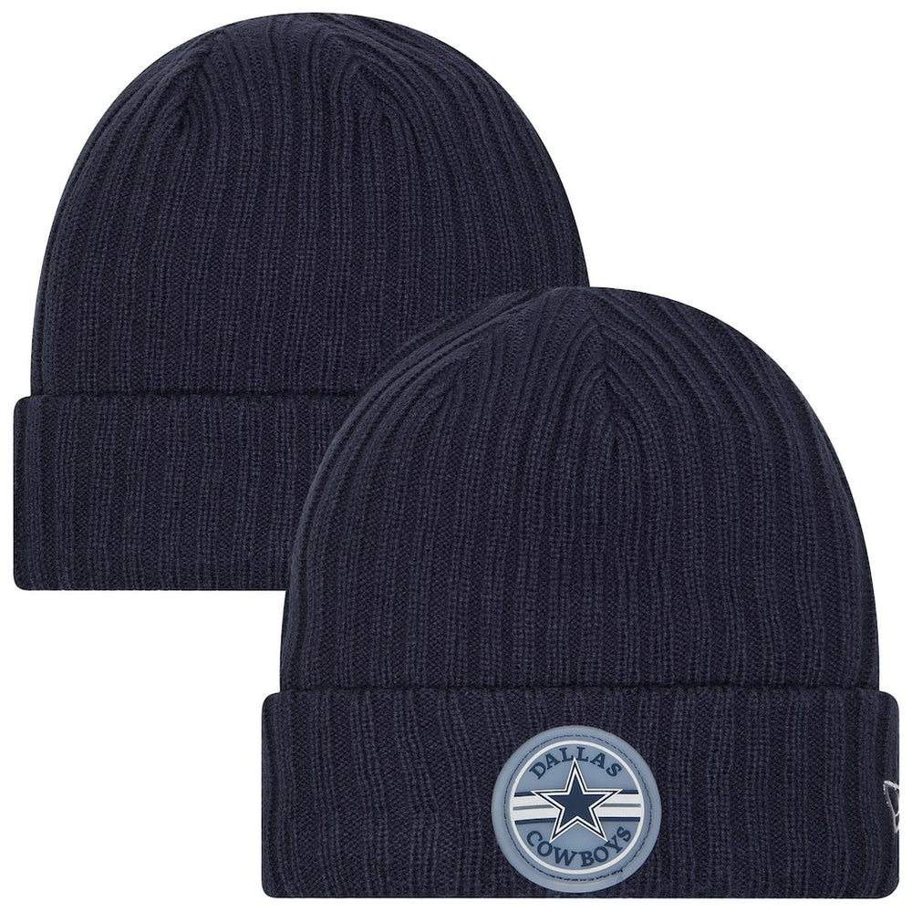 Dallas Cowboys New Era Sport Night Cuffed Knit Hat - Navy - NFL