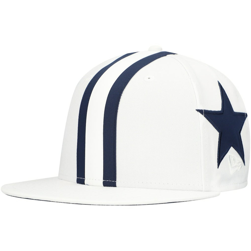 Dallas Cowboys New Era Helmet 9FIFTY Snapback Hat - White - NFL