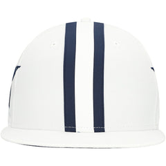 Dallas Cowboys New Era Helmet 9FIFTY Snapback Hat - White - NFL