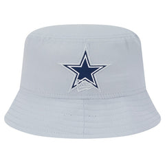 Dallas Cowboys New Era Helmet Bucket Hat - Gray - NFL