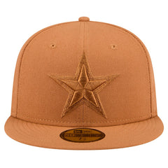 Dallas Cowboys New Era Tonal Color Pack 59FIFTY Fitted Hat - Brown - NFL