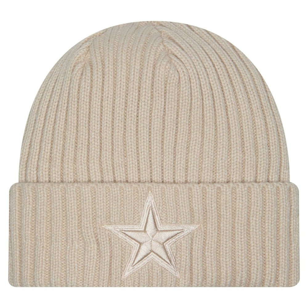 Dallas Cowboys New Era Color Pack Cuffed Knit Hat - Stone - NFL