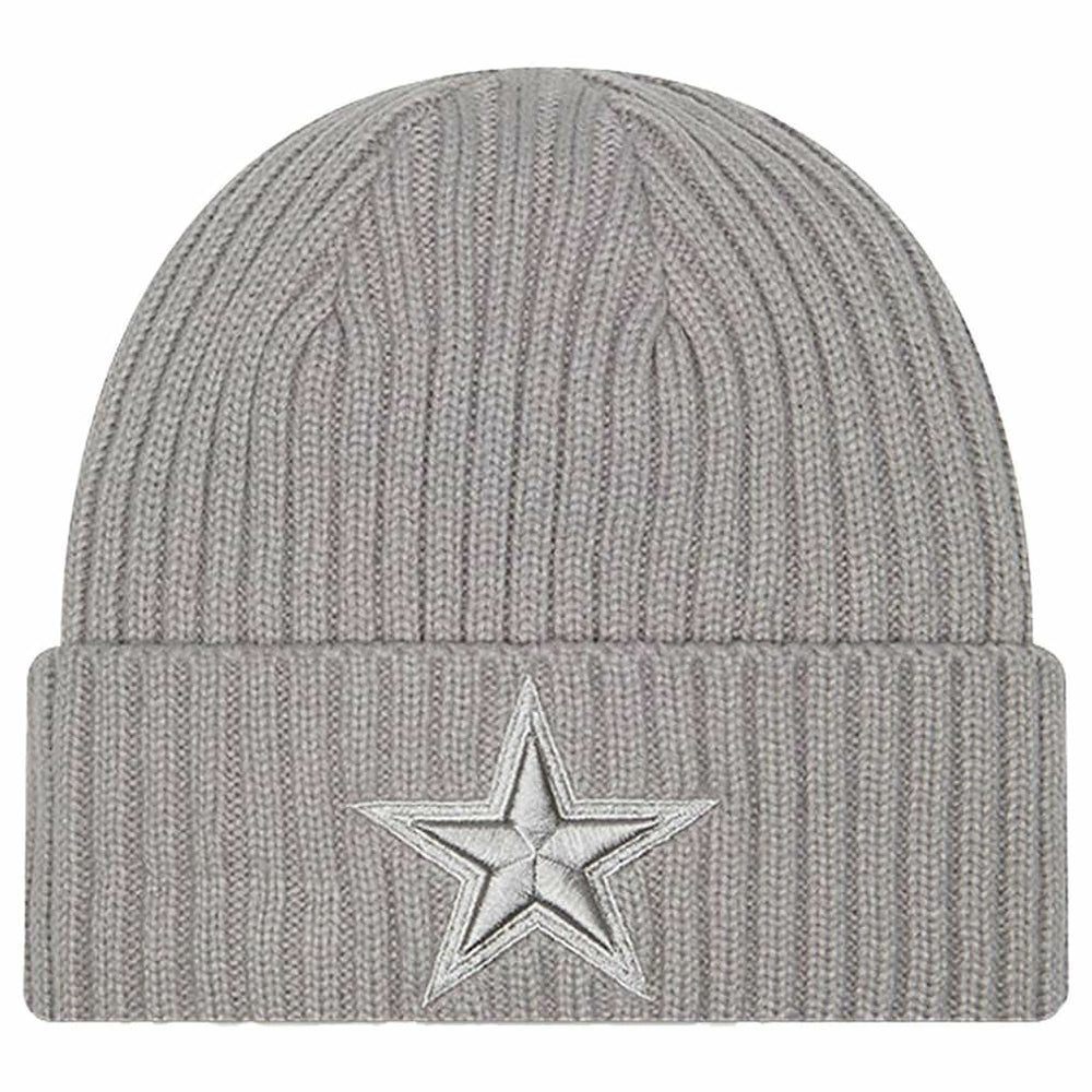 Dallas Cowboys New Era Youth Tonal Color Pack Cuffed Knit Hat - Gray - NFL