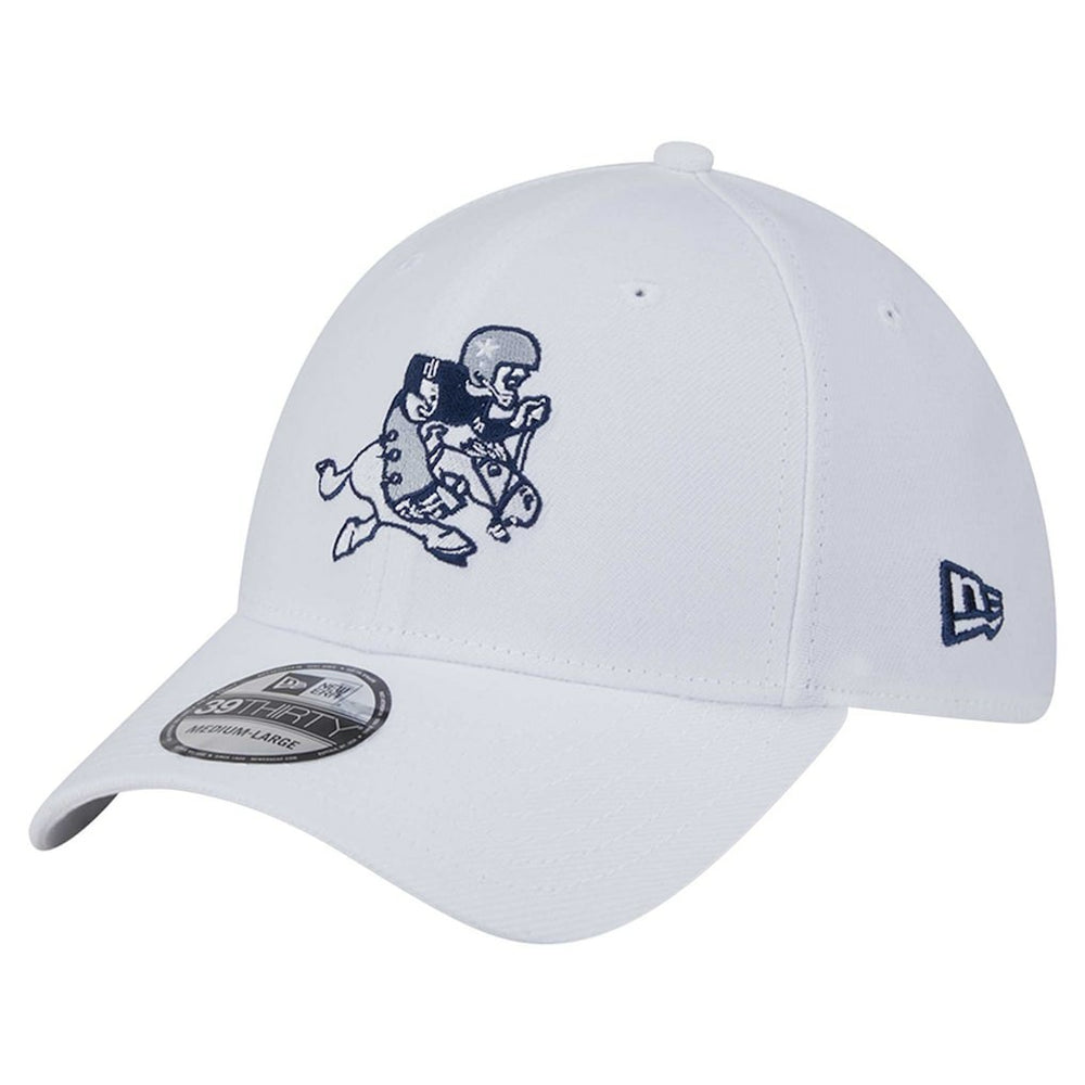Dallas Cowboys New Era Throwback 39THIRTY Flex Hat - White - NFL