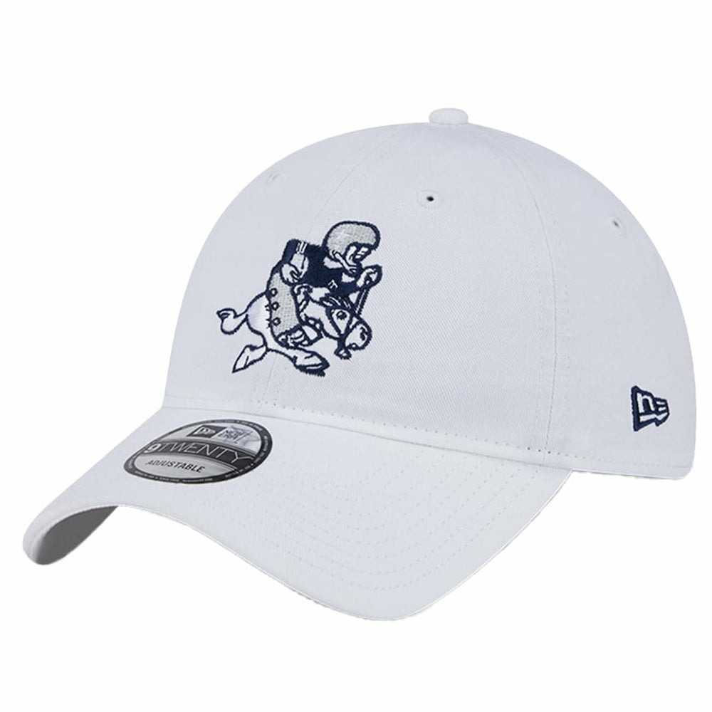 Dallas Cowboys New Era Retro Main 9TWENTY Adjustable Hat - White - NFL