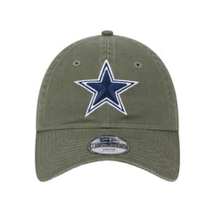 Dallas Cowboys New Era Youth Main 9TWENTY Adjustable Hat - Olive - NFL